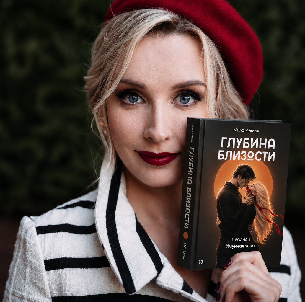 Мила Левчук с книгой «Глубина близости»